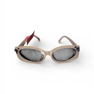 Art Deco Tan Milk-Glass  Sunglass UV